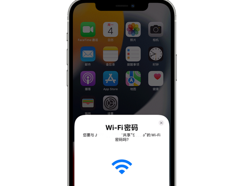 凌海苹果15维修店分享iPhone15如何共享Wi-Fi密码 